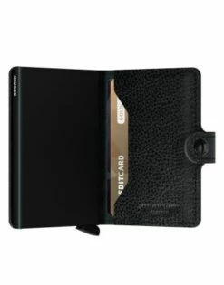 Secrid Mini Wallet Portemonnee Veg Black / Black 9 Secrid Mini Wallet Portemonnee Veg Black / Black -NL Rugzak Verkoopwinkel miniwallet vegetable tanned black black 3