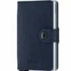 Secrid Mini Wallet Portemonnee Veg Navy / Silver -NL Rugzak Verkoopwinkel miniwallet vegetable tanned navy silver