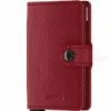 Secrid Mini Wallet Portemonnee Veg Rosso / Bordeaux -NL Rugzak Verkoopwinkel miniwallet vegetable tanned rosso bordeaux