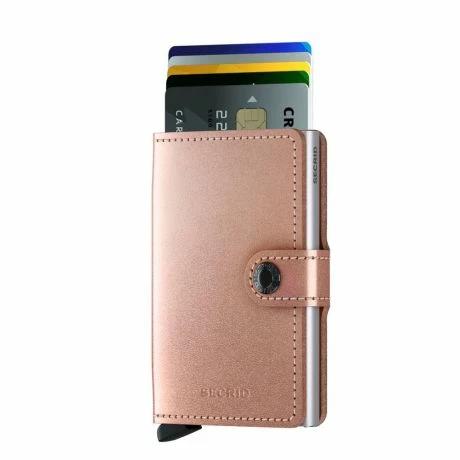 Secrid Mini Wallet Portemonnee Metallic Rose 4 Secrid Mini Wallet Portemonnee Metallic Rose - Afbeelding 2