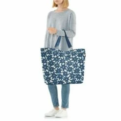 Reisenthel Shopper XL Daisy Blue -NL Rugzak Verkoopwinkel model xl blue
