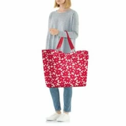 Reisenthel Shopper XL Daisy Red -NL Rugzak Verkoopwinkel model xl red