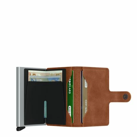 Secrid Mini Wallet Portemonnee Vintage Cognac Silver 7 Secrid Mini Wallet Portemonnee Vintage Cognac Silver - Afbeelding 5