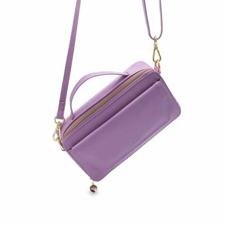 MOSZ Naomi Crossbody Lila Shiny Light Gold 7 MOSZ Naomi Crossbody Lila Shiny Light Gold - Afbeelding 5