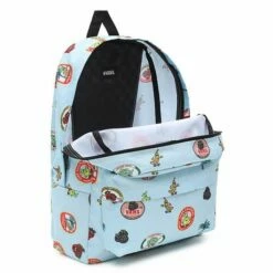 Vans Old Skool IIII Rugzak Blue Glow -NL Rugzak Verkoopwinkel old skool iii