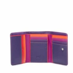 Mywalit Medium Tri-Fold Wallet Portemonnee Sangria Multi -NL Rugzak Verkoopwinkel open zoom 75 3 2