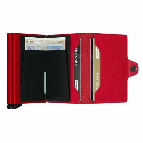 Secrid Twin Wallet Portemonnee Original Red / Red 5 Secrid Twin Wallet Portemonnee Original Red / Red - Afbeelding 3