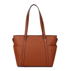 Pulcher New York Schoudertas 14" Cognac 10 Pulcher New York Schoudertas 14" Cognac -NL Rugzak Verkoopwinkel p 330 kleur cognac achterkant