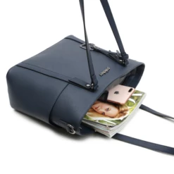 Pulcher New York Schoudertas 14" Donkerblauw -NL Rugzak Verkoopwinkel p 330 kleur donkerblauw