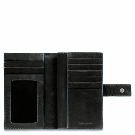 Piquadro Blue Square Women Wallet Black 5 Piquadro Blue Square Women Wallet Black - Afbeelding 3