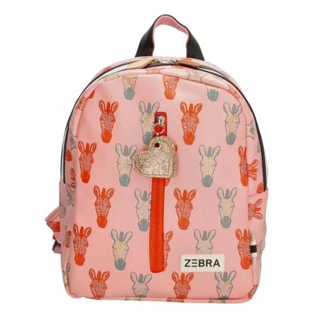 Zebra Girls Rugzak S Zebra Peach Gold 3 Zebra Girls Rugzak S Zebra Peach Gold