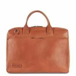 Plevier Petronas Laptoptas 15.6 Inch Cognac