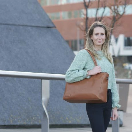 Plevier Copal Damestas 17.3" Cognac 4 Plevier Copal Damestas 17.3" Cognac - Afbeelding 2