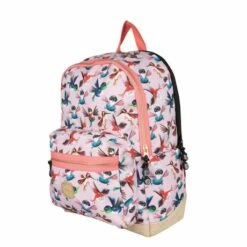 Pick & Pack Rugzak L Birds Soft Pink 9 Pick & Pack Rugzak L Birds Soft Pink -NL Rugzak Verkoopwinkel pp20143 10 frontside