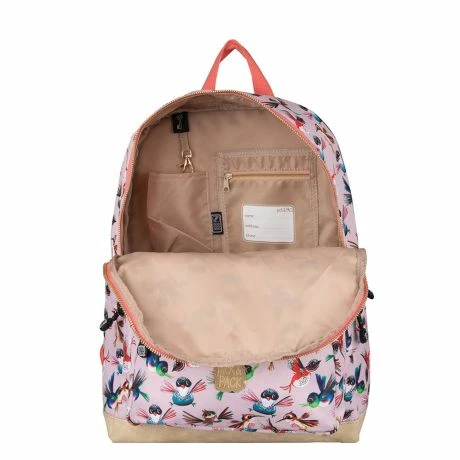 Pick & Pack Rugzak L Birds Soft Pink 6 Pick & Pack Rugzak L Birds Soft Pink - Afbeelding 4