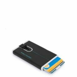 Piquadro Blue Square Creditcard Case With Sliding System Black 5 Piquadro Blue Square Creditcard Case With Sliding System Black -NL Rugzak Verkoopwinkel pp4825b2r n dett1