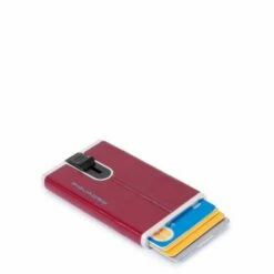 Piquadro Blue Square Creditcard Case With Sliding System Red 5 Piquadro Blue Square Creditcard Case With Sliding System Red -NL Rugzak Verkoopwinkel pp4825b2r r dett1