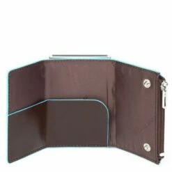 Piquadro Blue Square Compact Wallet Mahogany 7 Piquadro Blue Square Compact Wallet Mahogany -NL Rugzak Verkoopwinkel pp5585b2r mo dett1