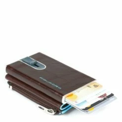 Piquadro Blue Square Compact Wallet Mahogany 6 Piquadro Blue Square Compact Wallet Mahogany -NL Rugzak Verkoopwinkel pp5585b2r mo dett2