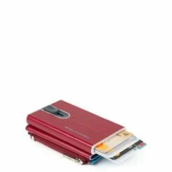 Piquadro Blue Square Compact Wallet Red 6 Piquadro Blue Square Compact Wallet Red -NL Rugzak Verkoopwinkel pp5585b2r r dett1
