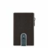 Piquadro Black Square Compact Wallet Dark Brown -NL Rugzak Verkoopwinkel pp5585b3r tm 1