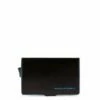 Piquadro Blue Square Credit Card Holder Case Black -NL Rugzak Verkoopwinkel pp5649b2r n 1