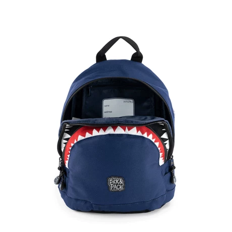Pick & Pack Rugzak S Shark Shape Navy 6 Pick & Pack Rugzak S Shark Shape Navy - Afbeelding 4