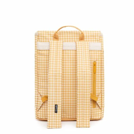 Lefrik Scout Backpack Vichy Mustard 4 Lefrik Scout Backpack Vichy Mustard - Afbeelding 2
