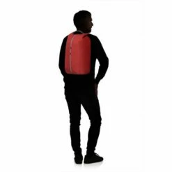 Samsonite Securipak Laptop Backpack 15.6" Garnet Red -NL Rugzak Verkoopwinkel prod col 128822 1361 with silhouette