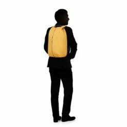 Samsonite Securipak Laptop Backpack 15.6" Sunset Yellow -NL Rugzak Verkoopwinkel prod col 128822 1843 with silhouette