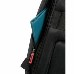 Samsonite Securipak Laptop Backpack S 14.1" Black Steel -NL Rugzak Verkoopwinkel prod col 130109 t061 back pocket