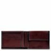 Piquadro Blue Square Men's Wallet With Flip Up With ID/Coin Pocket Mahogany -NL Rugzak Verkoopwinkel pu1392b2r mo 1