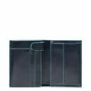 Piquadro Blue Square Vertical Wallet 10 Cards With Coin Case Night Blue -NL Rugzak Verkoopwinkel pu1740b2 blu2 1