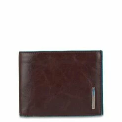 Piquadro Blue Square Men's Wallet With Coin Pocket Mahogany 6 Piquadro Blue Square Men's Wallet With Coin Pocket Mahogany -NL Rugzak Verkoopwinkel pu257b2r mo dett1