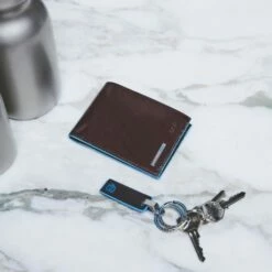 Piquadro Blue Square Men's Wallet With Coin Pocket Black 7 Piquadro Blue Square Men's Wallet With Coin Pocket Black -NL Rugzak Verkoopwinkel pu257b2r n dett4