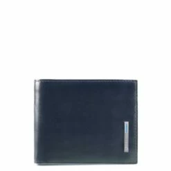 Piquadro Blue Square Men's Wallet With Coin Case Night Blue -NL Rugzak Verkoopwinkel pu4188b2r blu2 dett1