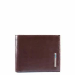 Piquadro Blue Square Men's Wallet With Coin Case Mahogany -NL Rugzak Verkoopwinkel pu4188b2r mo dett1