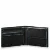 Piquadro Blue Square Men's Wallet With Coin Case Black -NL Rugzak Verkoopwinkel pu4188b2r n 1