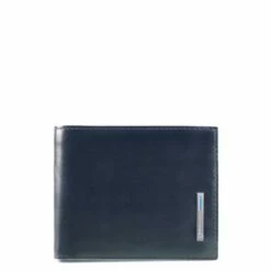 Piquadro Blue Square Men's Wallet With Flip Up/Coin Pocket Night Blue -NL Rugzak Verkoopwinkel pu4518b2r blu2 dett2
