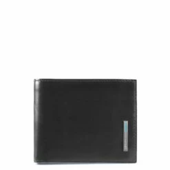Piquadro Blue Square Men's Wallet With Flip Up/Coin Pocket Black -NL Rugzak Verkoopwinkel pu4518b2r n dett2