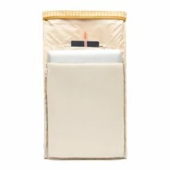 Lefrik Mini Roll Backpack 13" Printed Vichy Mustard -NL Rugzak Verkoopwinkel roll mini vichy mustard interna