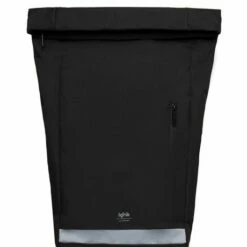 Lefrik Eco Roll Backpack 15" Reflective Black -NL Rugzak Verkoopwinkel roll reflective negra abierta 1