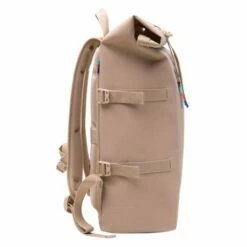 GOT BAG RollTop Backpack 15" Sand -NL Rugzak Verkoopwinkel rolltop warmsand side 02