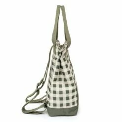 Lefrik Roots Tote Vichy -NL Rugzak Verkoopwinkel root tote vicky lateral