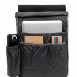 Lefrik Scout Backpack Vandra Black Ripstone -NL Rugzak Verkoopwinkel scout black vandra interna