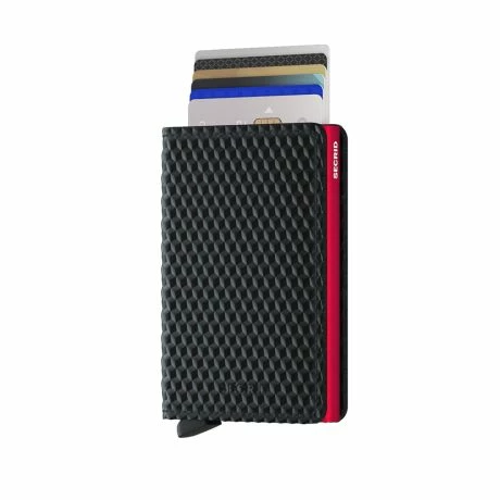 Secrid Slim Wallet Portemonnee Cubic Black / Red 4 Secrid Slim Wallet Portemonnee Cubic Black / Red - Afbeelding 2