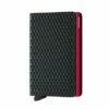 Secrid Slim Wallet Portemonnee Cubic Black / Red -NL Rugzak Verkoopwinkel scu black red 2