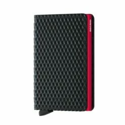 Secrid Slim Wallet Portemonnee Cubic Black / Red