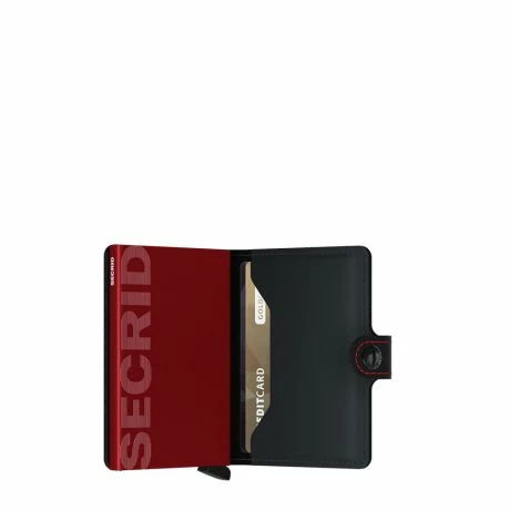 Secrid Mini Wallet Portemonnee Matte Black / Red 6 Secrid Mini Wallet Portemonnee Matte Black / Red - Afbeelding 4