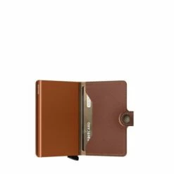 Secrid Mini Wallet Portemonnee Saffiano Caramel 10 Secrid Mini Wallet Portemonnee Saffiano Caramel -NL Rugzak Verkoopwinkel secrid miniwallet saffiano caramel semi open